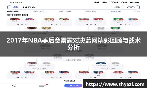 2017年NBA季后赛雷霆对决蓝网精彩回顾与战术分析